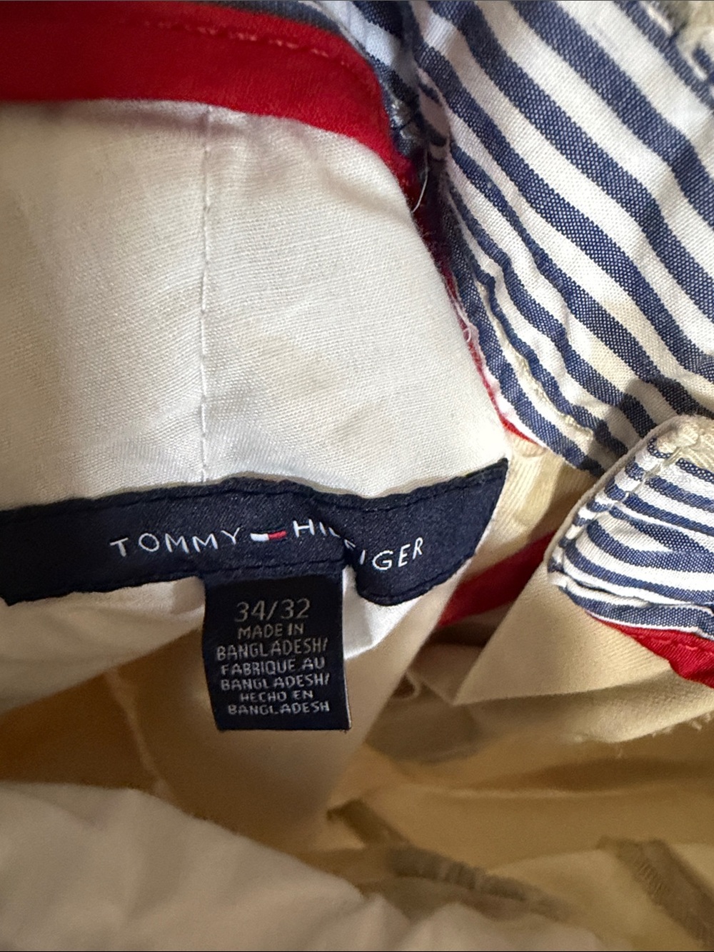 Tommy Hilfiger Men's Beige Chino Pants - Picture 3 of 4
